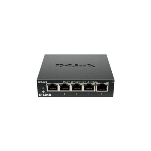 5-Port Gigabit Desktop Switch In Metal Casing (DES-105-CN)